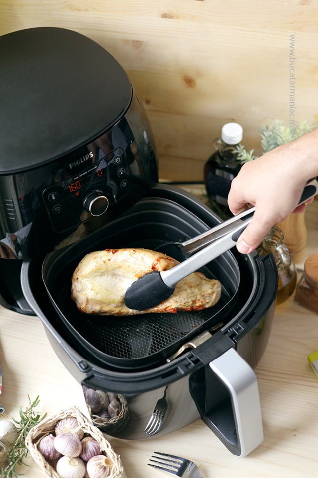 Piept de curcan glazurat cu sirop de arțar la Philips Airfryer