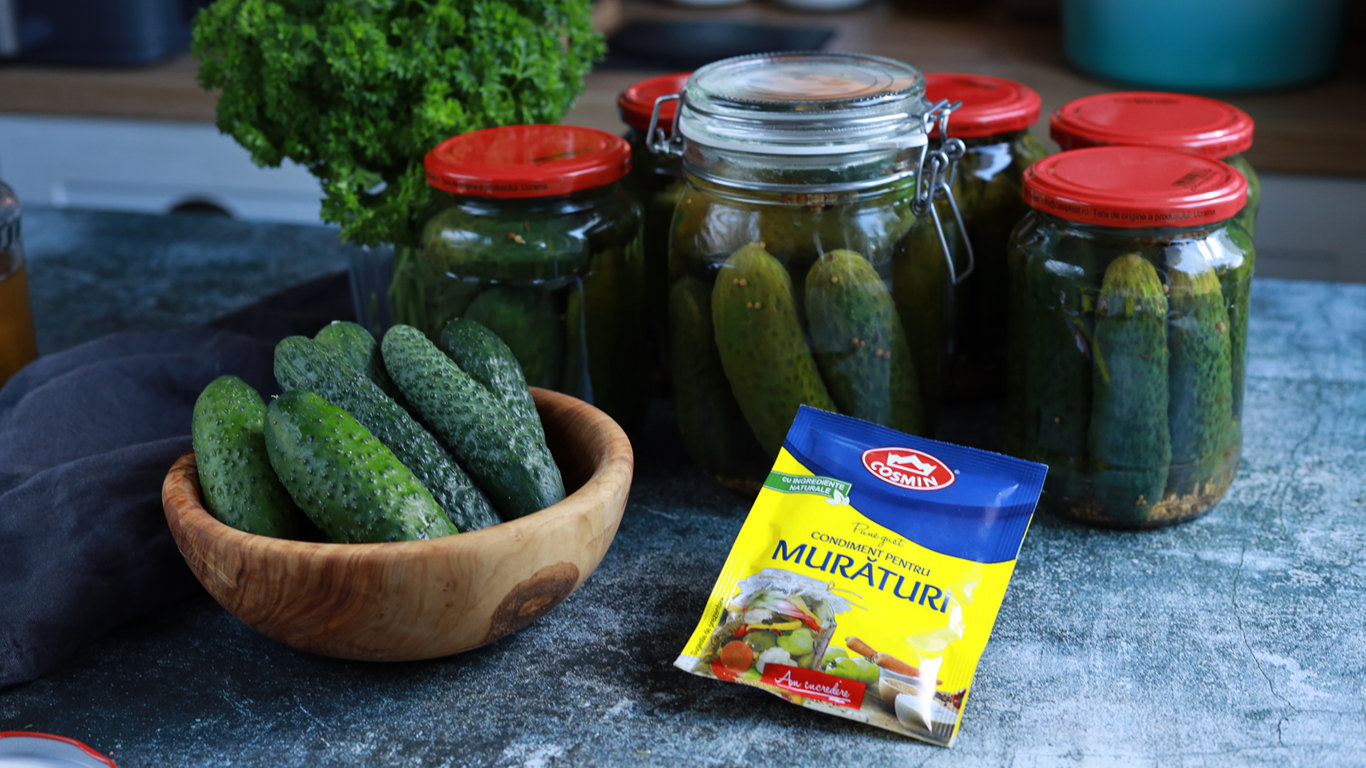 Castraveți murați – Rețeta Cosmin