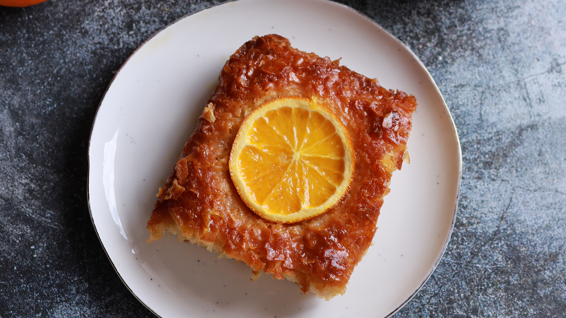 Portokalopita - prăjitură grecească cu portocale