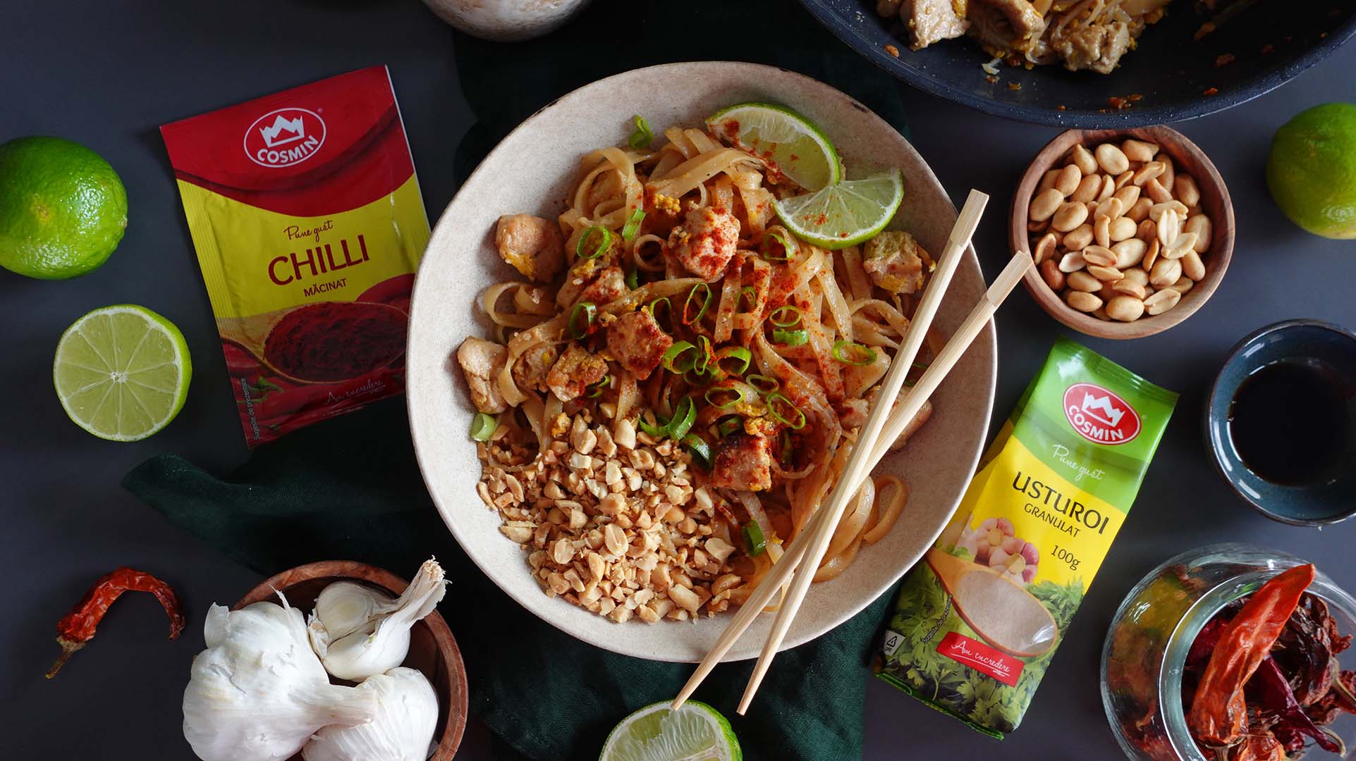 Pad Thai autentic thailandez