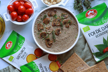 Pate de ciuperci de post – rețetă simplă și sănătoasă de făcut acasă, fără conservanți, perfectă pentru sandvișuri și tartine.