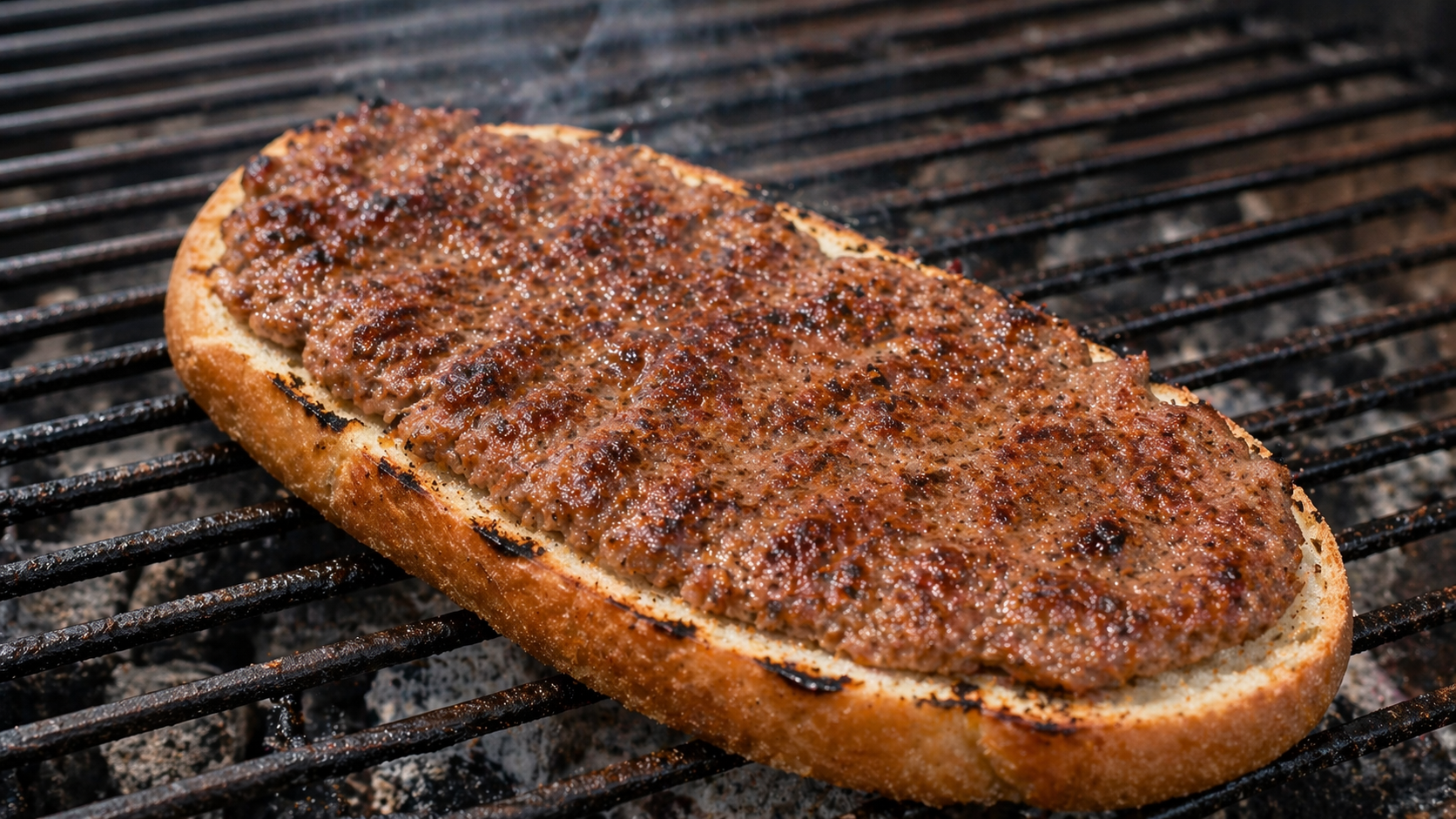 mici pe paine la gratar