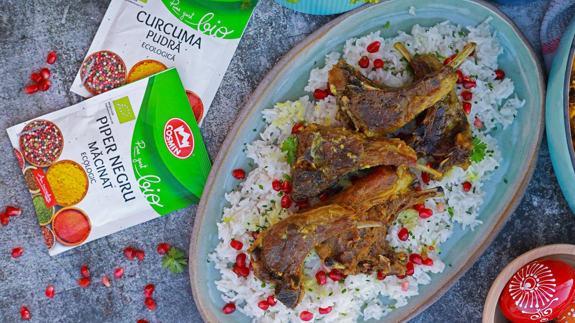 Cotlete de miel in stil oriental la cuptor