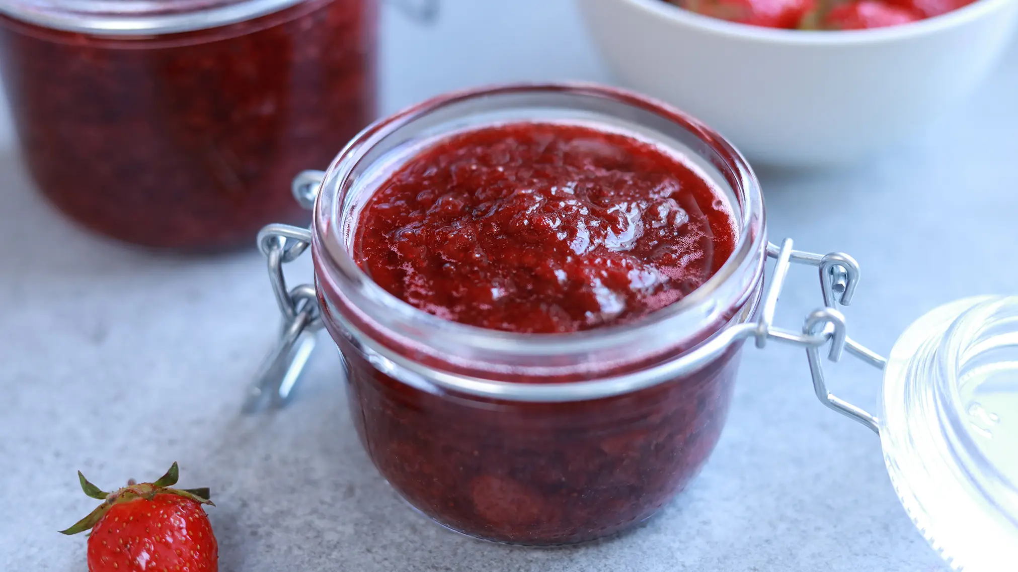 dulceată de căpșuni fără zahăr cu stevia