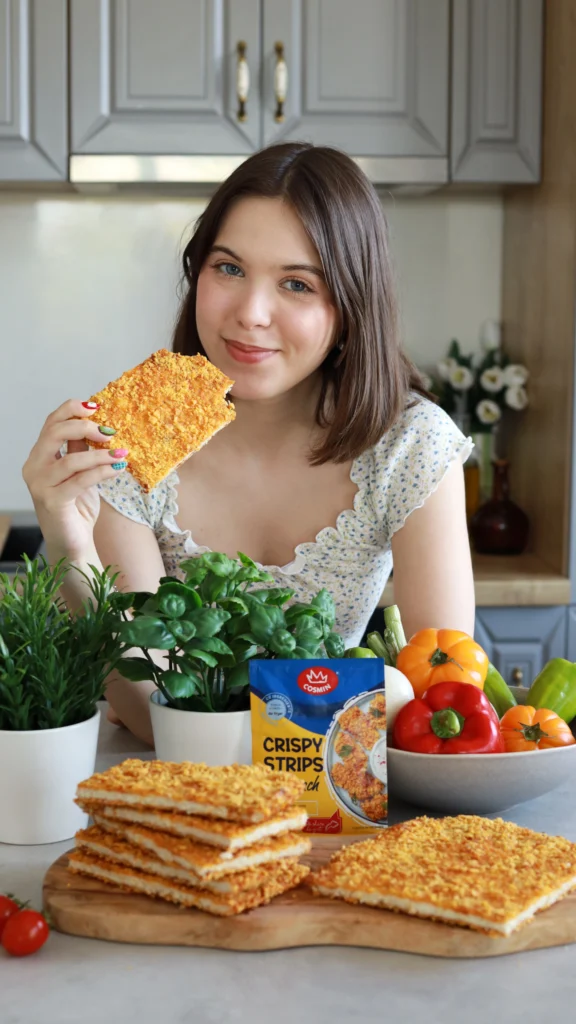 snitel gigant din carne tocata de pui